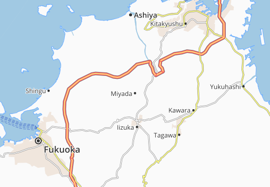 Kaart Plattegrond Miyada
