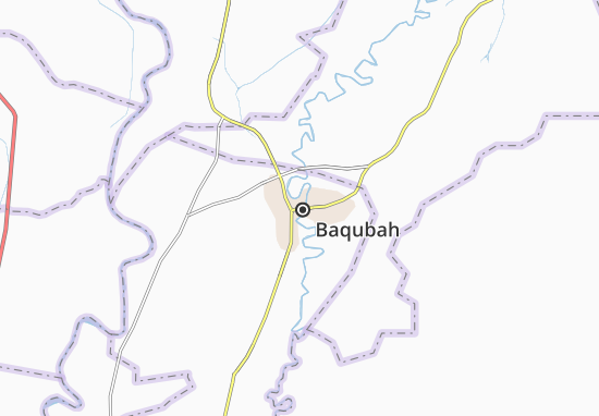 Karte Stadtplan Baqubah