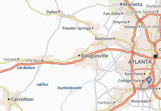 Douglasville Map