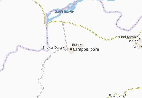Karte Stadtplan Campbellpore