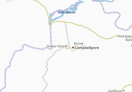 Mapa Shakar Dara