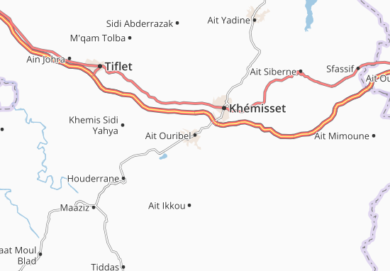 Ait Ouribel Map