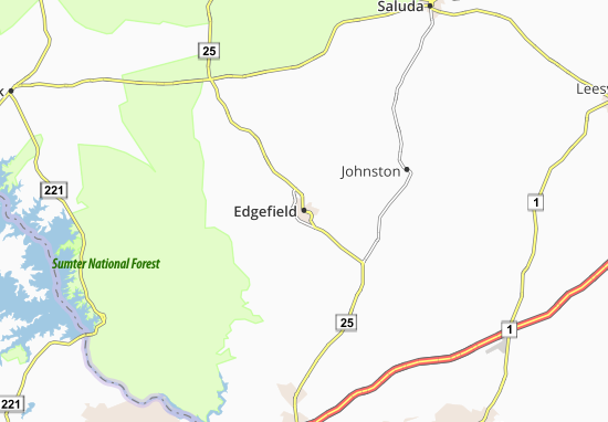 Mapa Edgefield