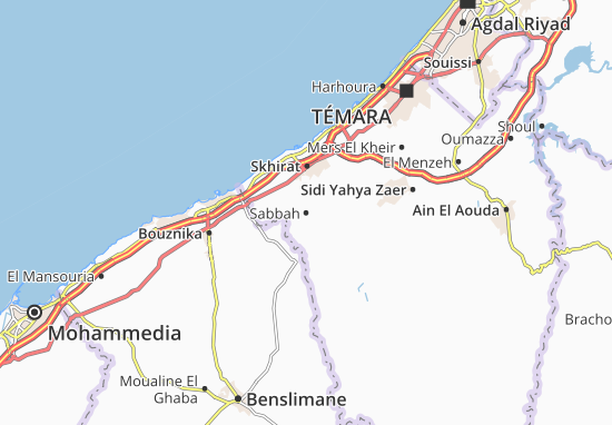 Karte Stadtplan Sabbah