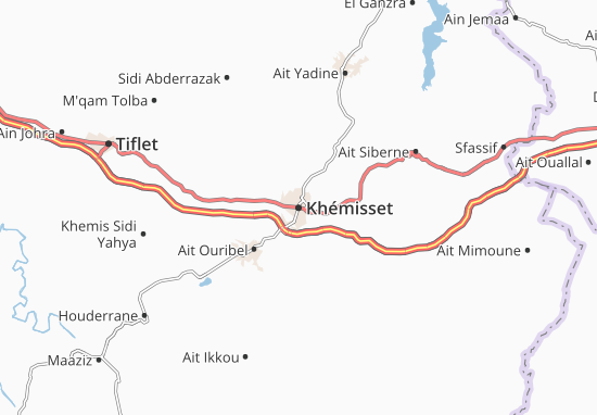 Khémisset Map