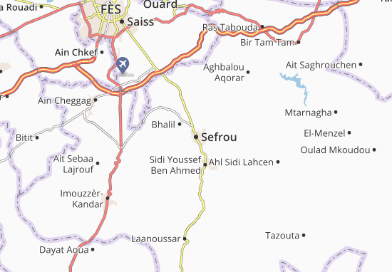 Sefrou Map