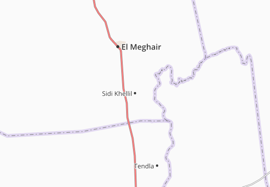 Karte Stadtplan Sidi Khellil