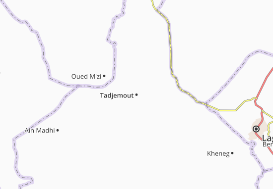 Karte Stadtplan Tadjemout