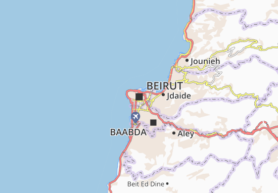 Mapas-Planos Beirut