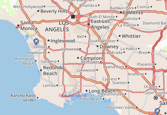 East Compton Map