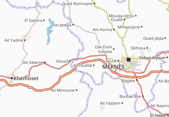 Karte Stadtplan Ain Orma