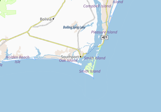 Mapa Southport