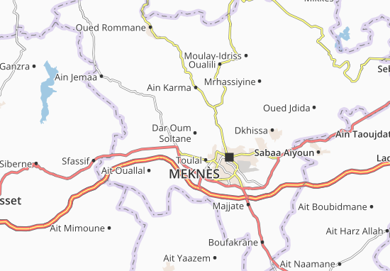 Mapa Dar Oum Soltane