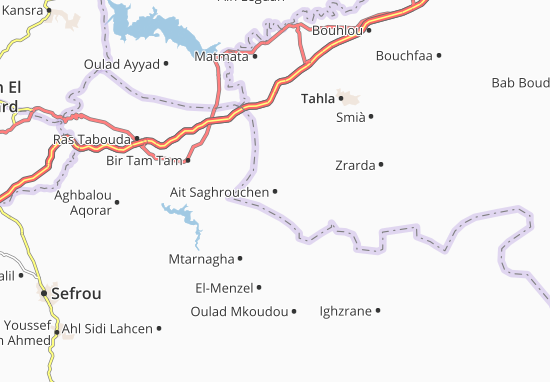Ait Saghrouchen Map