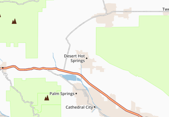Mapa Desert Hot Springs