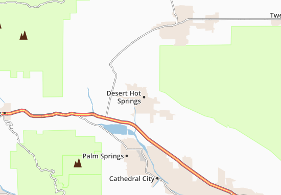 Mappe-Piantine Desert Hot Springs