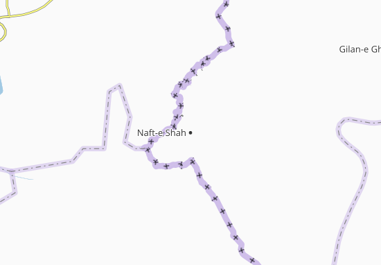 Naft-e Shah Map
