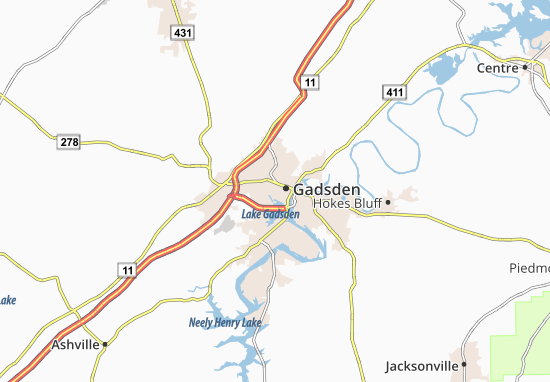 Mapa Gadsden