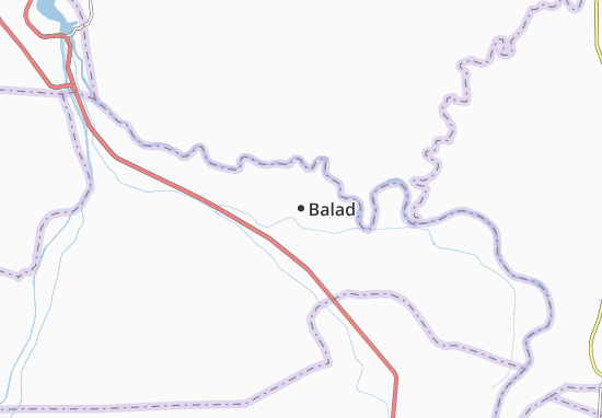 Karte Stadtplan Balad