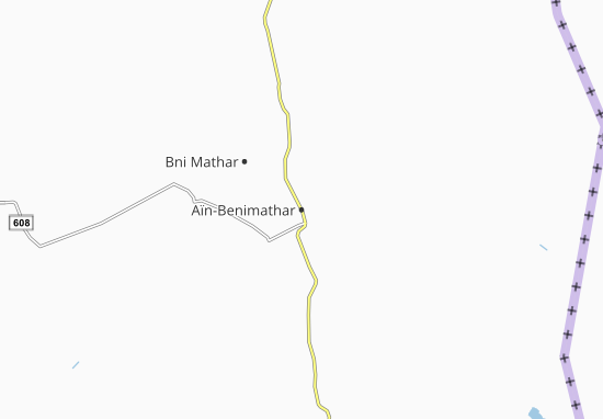 Karte Stadtplan Aïn-Benimathar