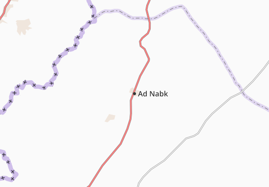 Ad Nabk Map