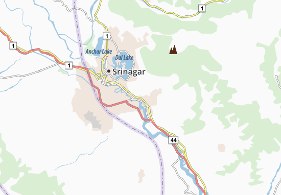 Karte Stadtplan Pampur