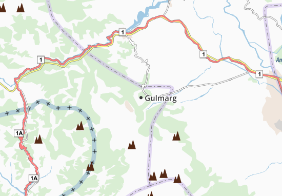 Mapa Gulmarg
