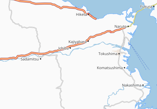 Karte Stadtplan Kamojima