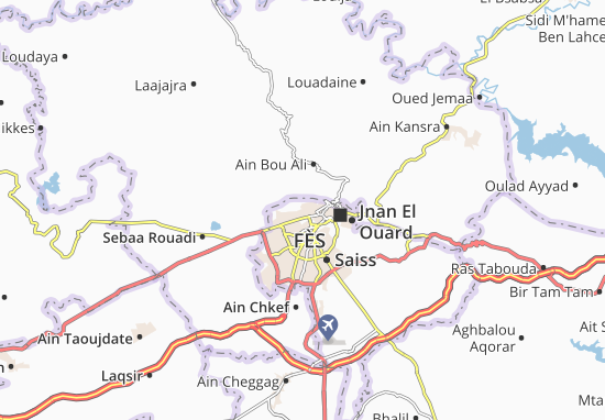 Karte Stadtplan El Mariniyine