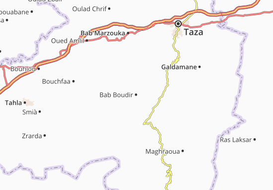 Kaart Plattegrond Bab Boudir