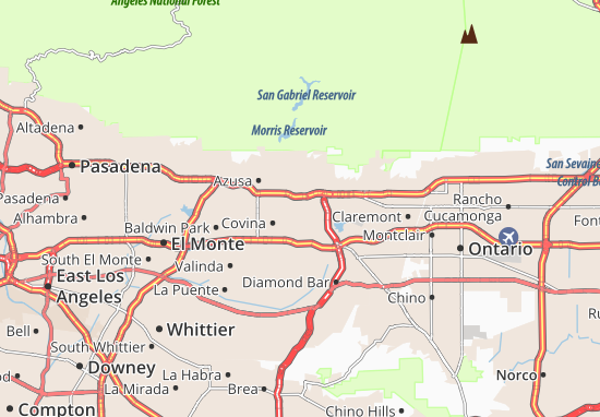 Karte Stadtplan Charter Oak