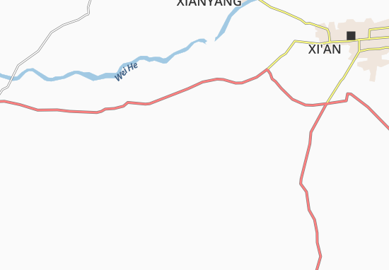 Karte Stadtplan Hu Xian