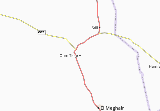 Karte Stadtplan Oum Tiour