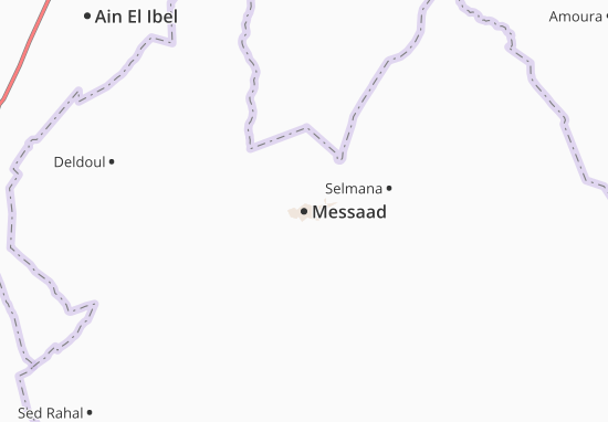 Mapa Messaad