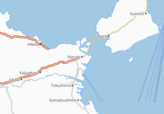 Karte Stadtplan Naruto