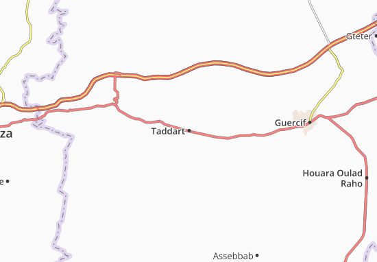 Mapa Taddart