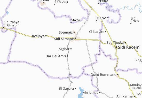 Kaart Plattegrond Azghar