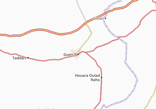 Karte Stadtplan Guercif