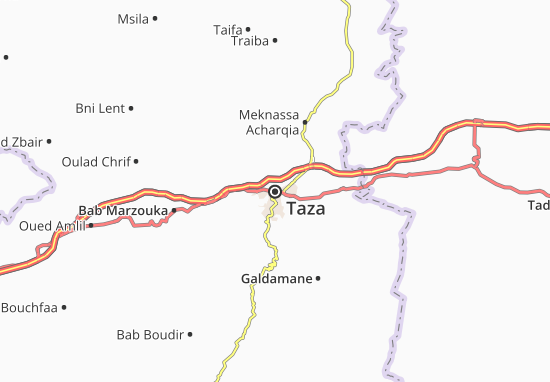 Karte Stadtplan Taza