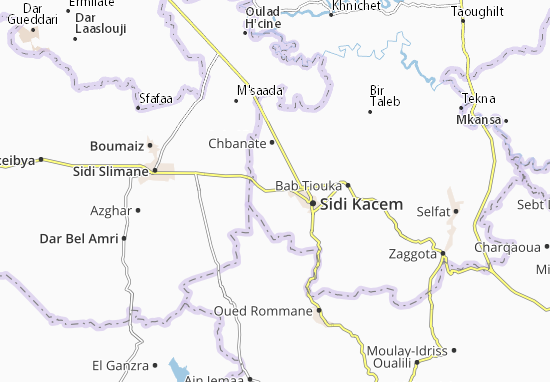 Mapa Zirara