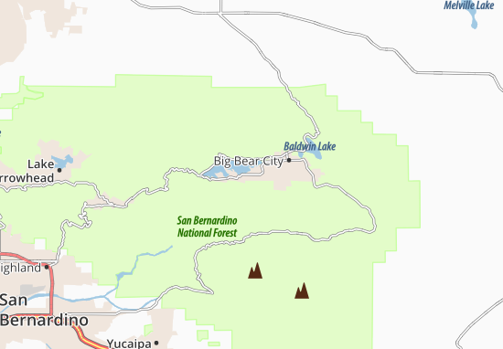 Big Bear Lake Map