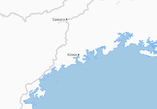Kaart Plattegrond Kowa