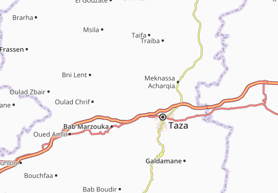 Meknassa Al Gharbia Map