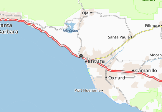 Karte Stadtplan Ventura