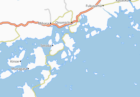 Karte Stadtplan Innoshima