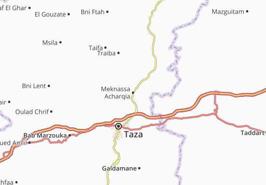Mapa Meknassa Acharqia