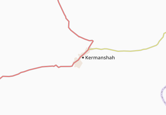 Kaart Plattegrond Kermanshah