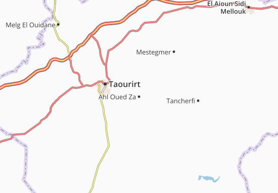 Ahl Oued Za Map