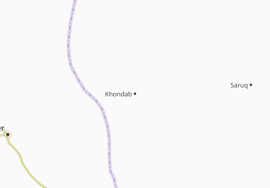 Karte Stadtplan Khondab