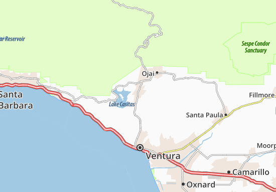 Mapa Oak View
